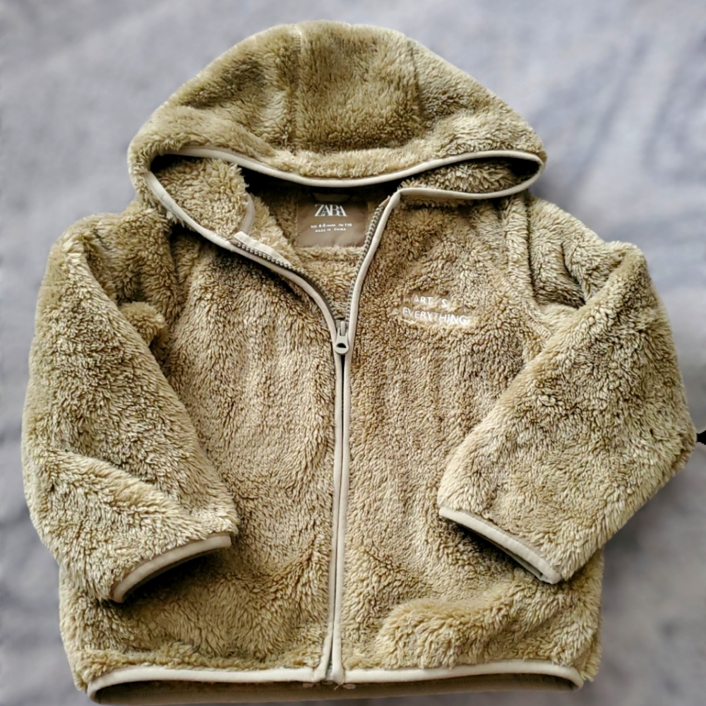 Zara kids sherpa jacket